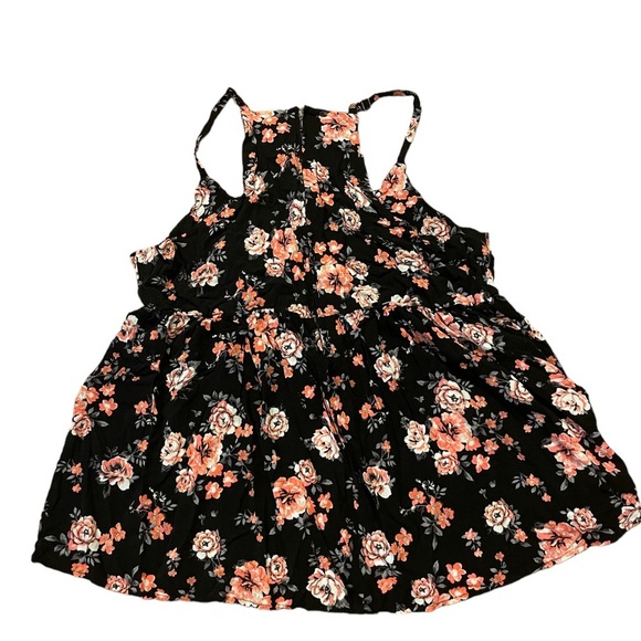 Torrid Women’s floral baby doll spaghetti strap razor back tank  size 2 - Picture 2 of 7